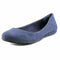 American Rag Cie Womens Ballet Flats Ellie Navy Blue Faux Leather Suede Shoes 7M - evorr.com