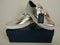 New Polo Ralph Lauren Men's Sneaker Metallic Thorton Silver Shoes Foil Size 9 D