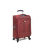 New Dejuno Apollo Spinner Luggage Suitcase 24" Medium Red Lightweight Expandable