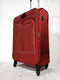 New Dejuno Apollo Spinner Luggage Suitcase 24" Medium Red Lightweight Expandable