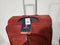 New Dejuno Apollo Spinner Luggage Suitcase 24" Medium Red Lightweight Expandable