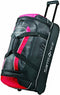 $320 Samsonite Andante Wheeled Rolling Duffel Bag, Black/Red, 28-Inch Travel Bag