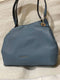 $395 New Michael Kors Women's Raven Large Pebbled Leather Shoulder Bag Blue