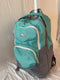 $180 High Sierra Freewheel Pro Wheeled Backpack Aqua Blue Carry On