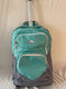 $180 High Sierra Freewheel Pro Wheeled Backpack Aqua Blue Carry On