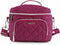 BEBE Women's Gigi Reusable Insulated Lunch Box Tote Bag Wine One Sizev b;n