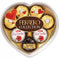 Ferrero Rocher Valentine's Chocolates Heart 8 Count Hazel Nut Mix Assortment