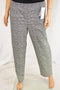 Charter Club Women's Black Printed Tummy-Control Ankle Casual Pant 14